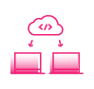 cloud based updates icon thirdera pink-1